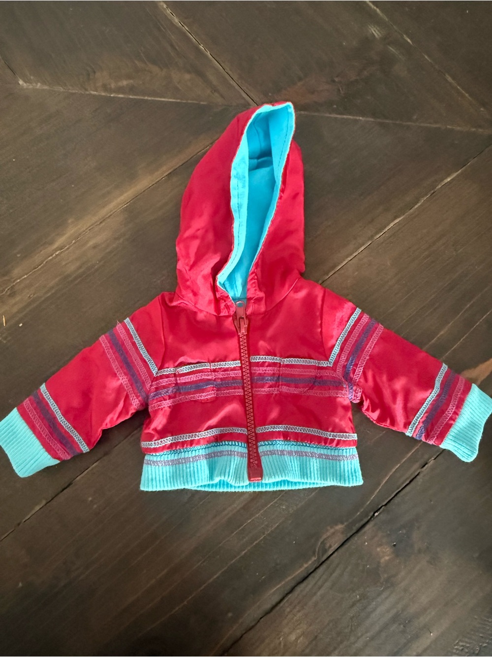 American Girl 2004 "Ready for Fun" hooded windbreaker jacket